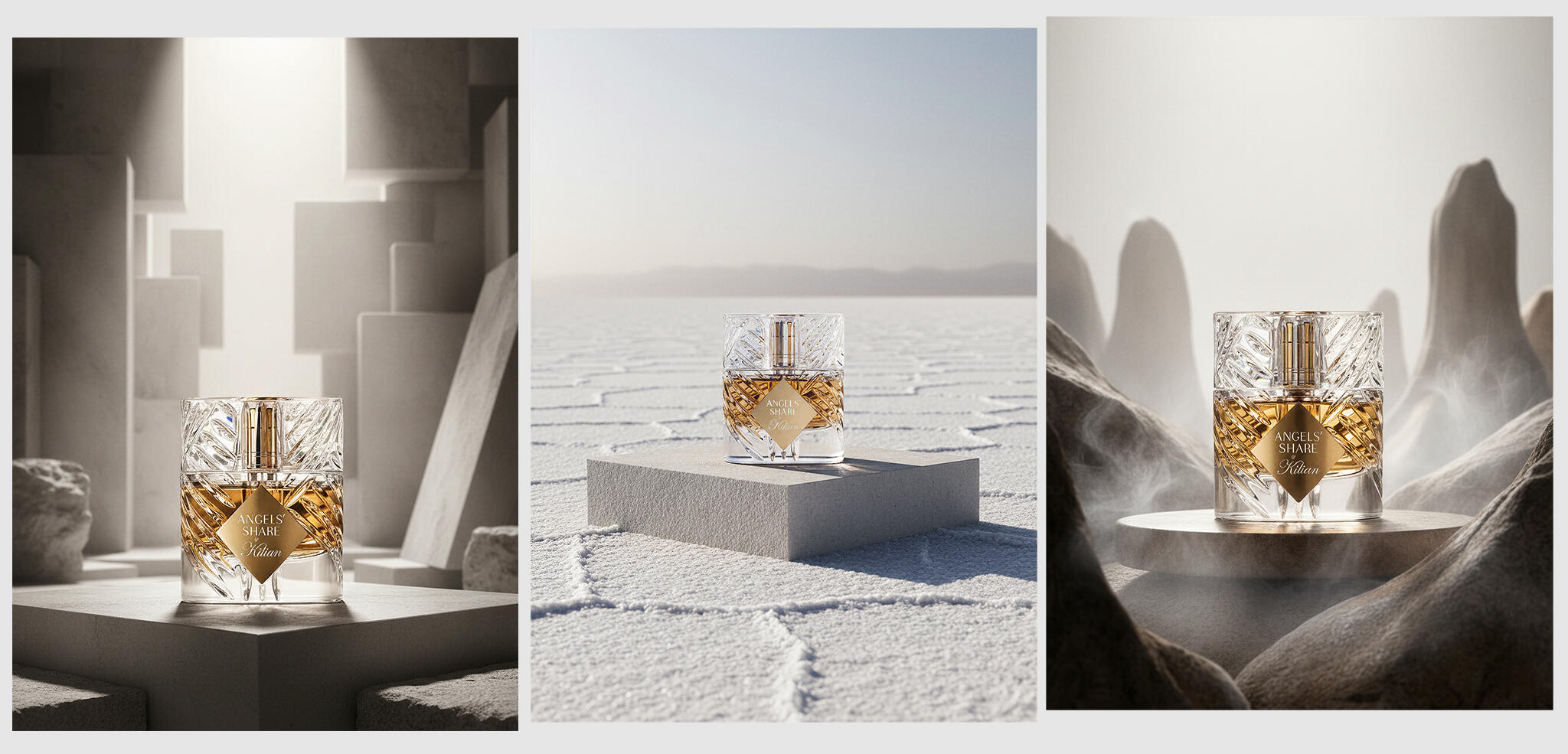 One product, multiple atmospheres — light, setting, and mood as tools for brand expression. Allows multiple campaign directions from a single product reference.